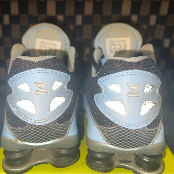 NIKE monster Shox  GS 👟  size 7 blue metallic - Picture 4 of 5